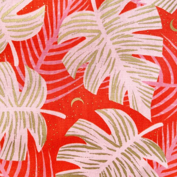 3.1 yd - Ruby Star Society - Florida One - Shade Palms Fire Red - Fabric - Picture 4 of 4